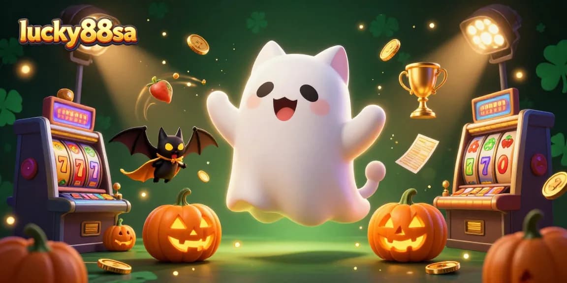 Experience the thrill of winning at lucky88sa with a ghost cat, vampire bat, and glowing poker jack-o-lanterns!