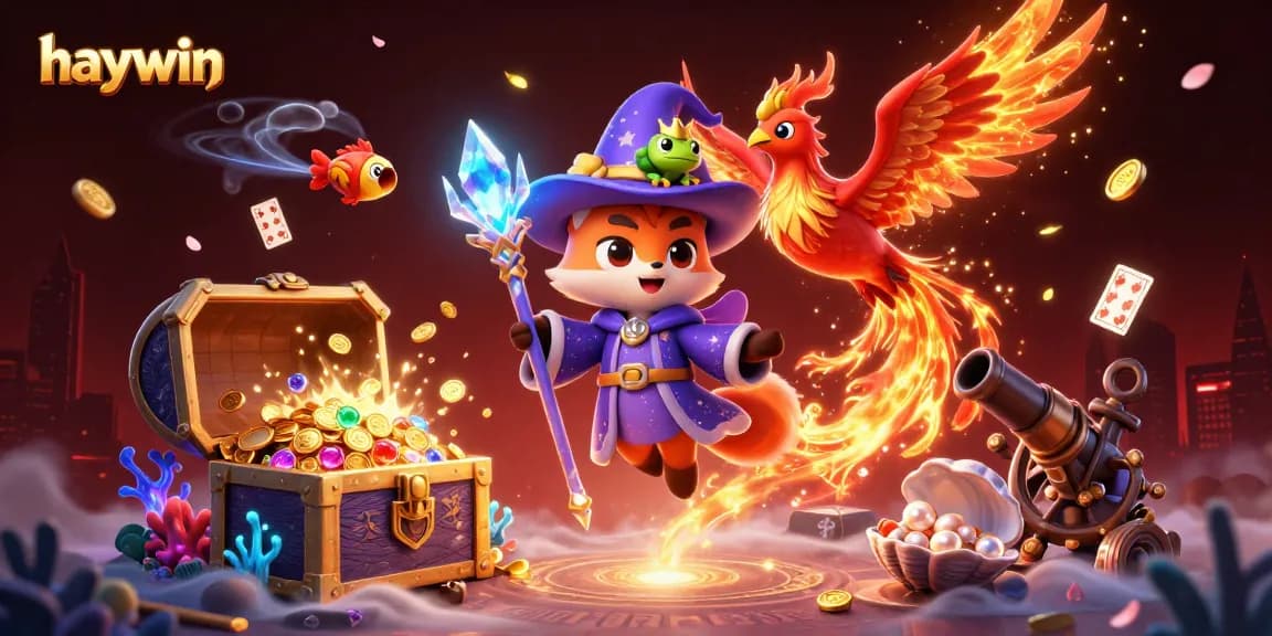 Experience thrilling gaming at haywin with magical characters and exciting casino elements.