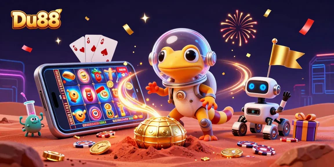 Spin the reels with Du88 at an exciting intergalactic casino adventure!