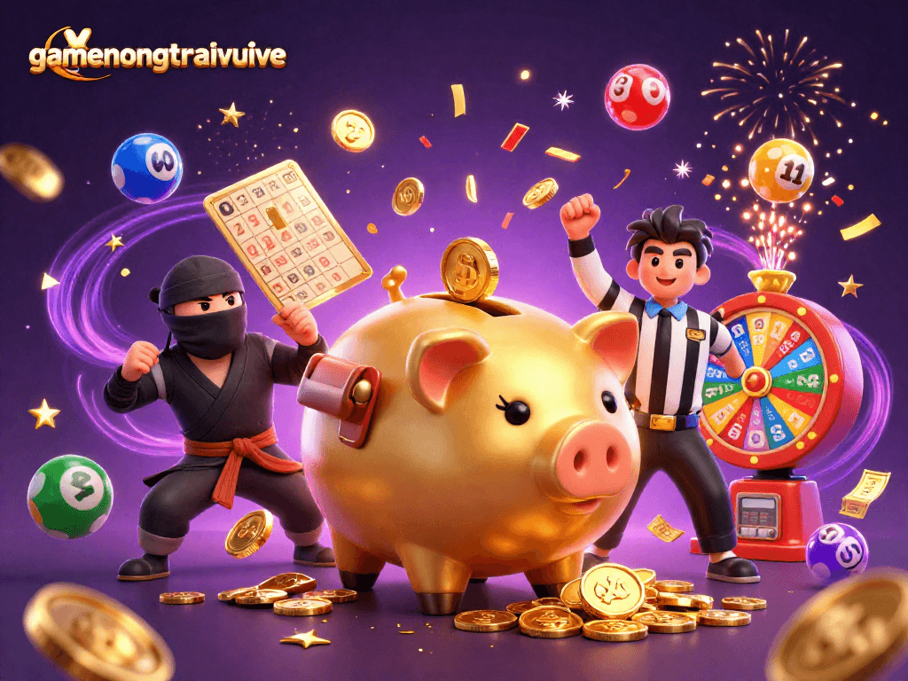 Experience the excitement of gamenongtraivuive with a vibrant lottery and gaming celebration.
