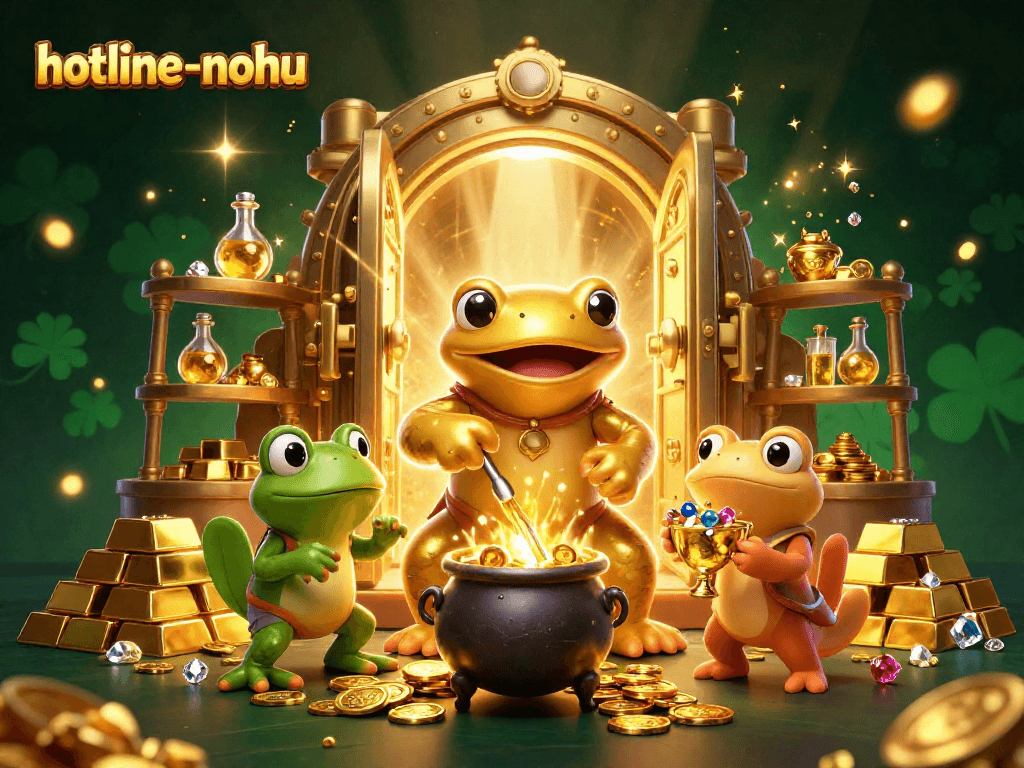 Experience thrilling gameplay with hotline-nohu as golden treasures burst from a magical vault.