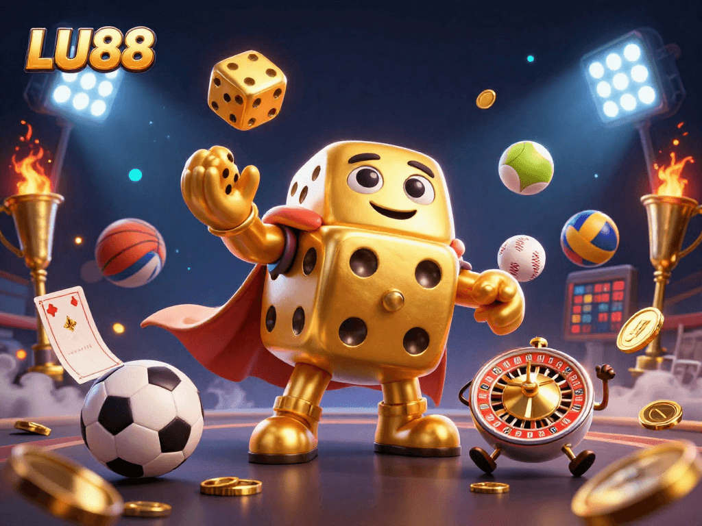 LU88 players engage with dynamic sports betting elements and vibrant casino action.