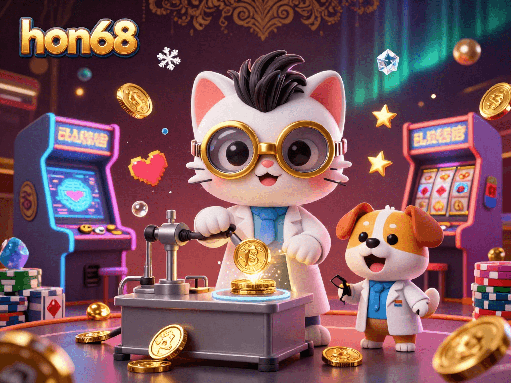 Experience the excitement of hon68's casino world with vibrant games and dynamic characters.
