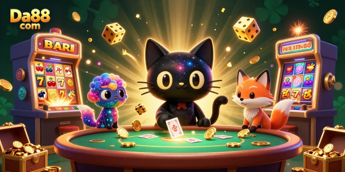 Experience thrilling wins at Da88 com with vibrant cosmic casino characters and dynamic gaming elements.