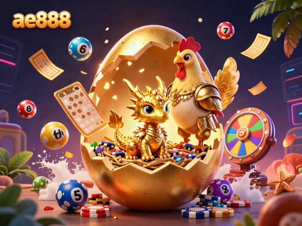 Engage with ae888's thrilling golden dragon poker scene bursting with energy and vibrant elements.