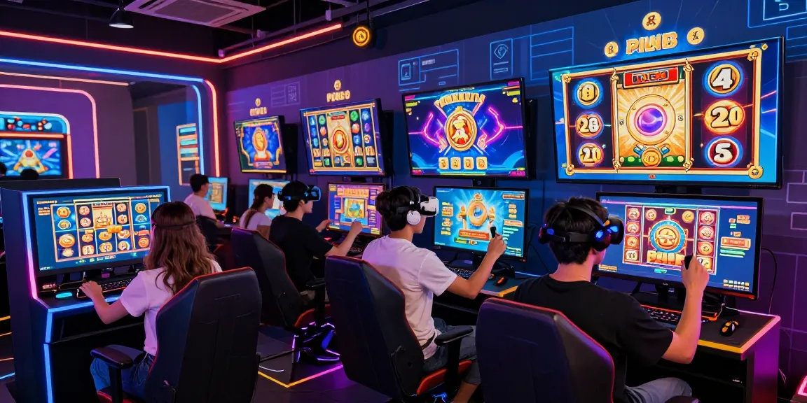 Exciting slot gaming experience with depo pulsa 10k tanpa potongan, showcasing diverse players enjoying thrilling games in a vibrant digital landscape.