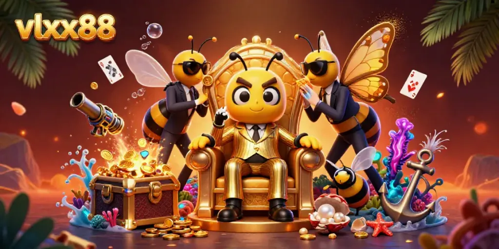 Experience the thrilling world of vlxx88 online gaming with exciting slot reels and charismatic characters.