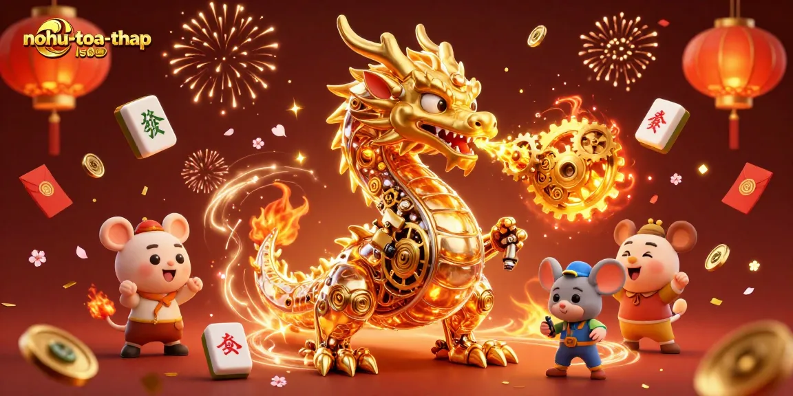 Engage in nohu-toa-thap, conquering the mysterious tower with thrilling rewards and a golden dragon.