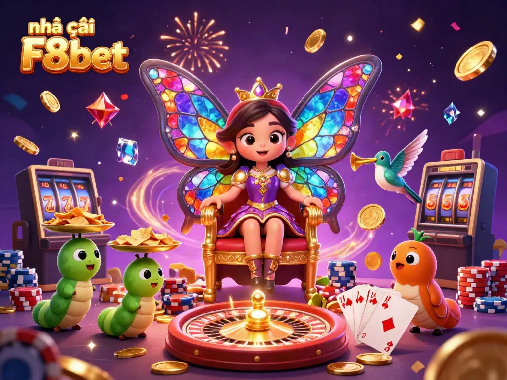 Experience the thrill of Nhà cái F8bet with dynamic casino elements and celebrations.