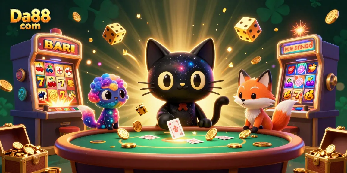 Experience thrilling wins at Da88 com with vibrant cosmic casino characters and dynamic gaming elements.