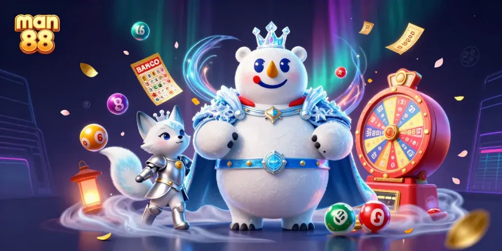 Experience excitement with man 88 in an ultra-detailed 3D casino scene featuring dynamic game elements