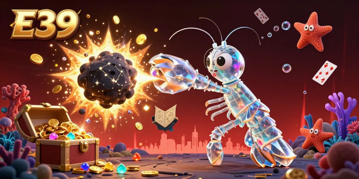 Experience thrilling gameplay in E39's vibrant scene with galactic samurai and underwater treasures.