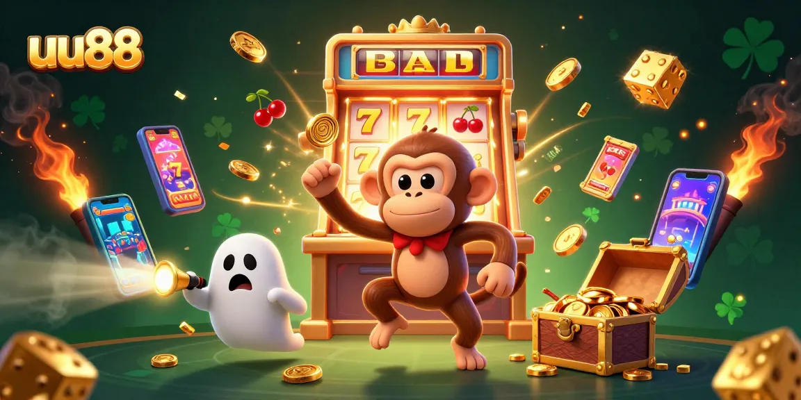 Experience the magic of uu88 with a dynamic casino scene featuring vibrant gameplay elements and engaging characters.