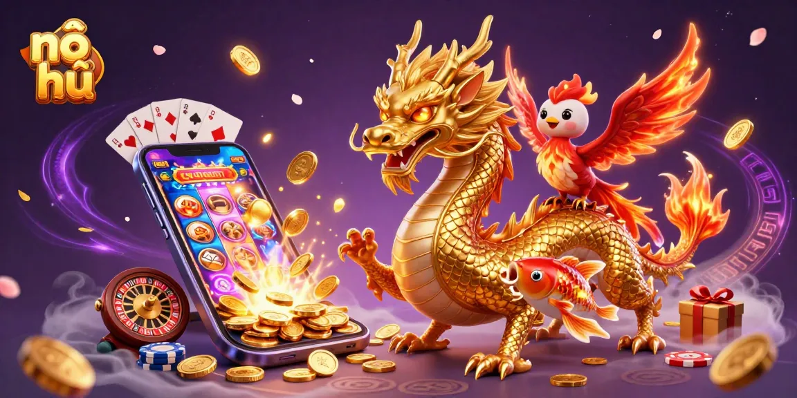 Spin and win with nổ hũ in this captivating 3D casino scene featuring dynamic game elements.