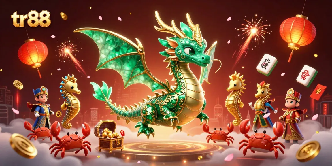 Spin the reels at tr88 with an enchanting sea dragon and treasure elements, bringing luck and excitement.