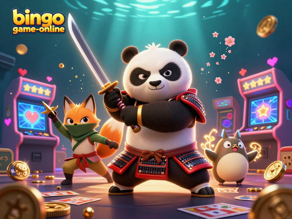 Spin jackpots with bingo-game-online: vibrant characters enjoying thrilling wins