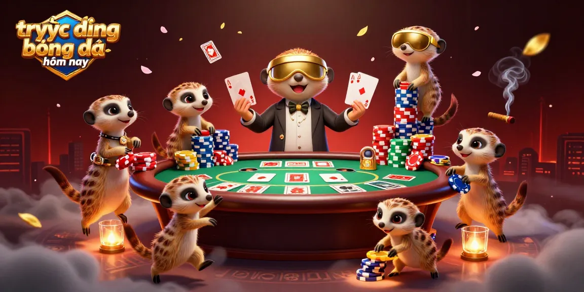 Experience the excitement of trực tiếp bóng đá hôm nay with dynamic meerkats managing a casino.