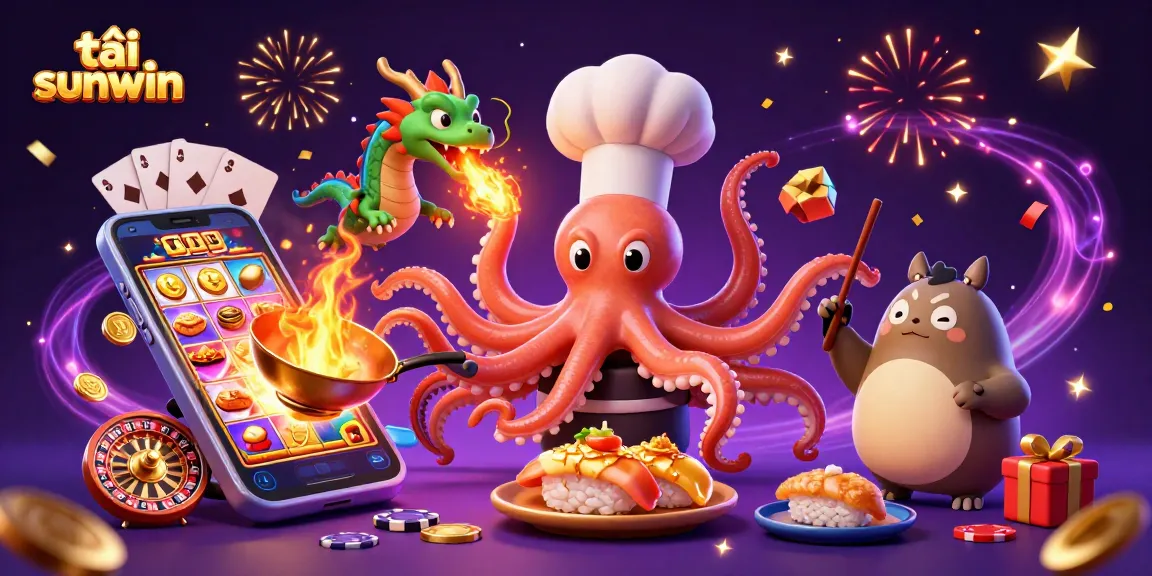 Experience gameplay excitement with tải sunwin in a vibrant animated casino scene.