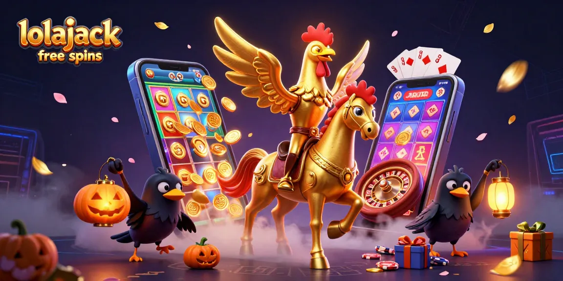Experience thrilling lolajack casino free spins amidst vivid gaming elements and enchanted settings.