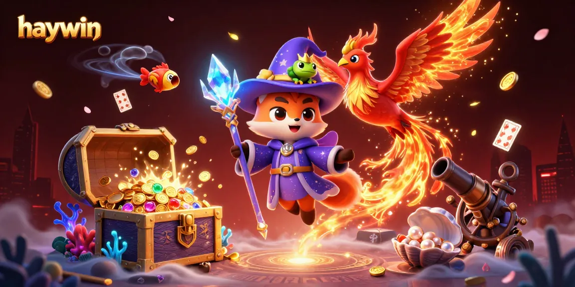 Experience thrilling gaming at haywin with magical characters and exciting casino elements.