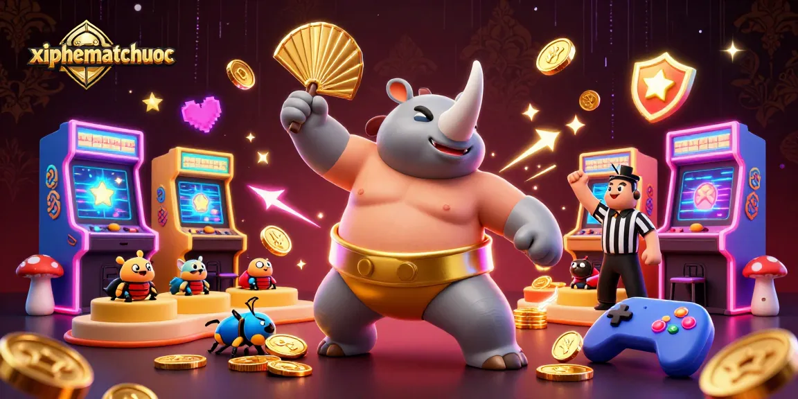 Experience thrilling gameplay with xiphematchuoc featuring colorful characters and casino elements.