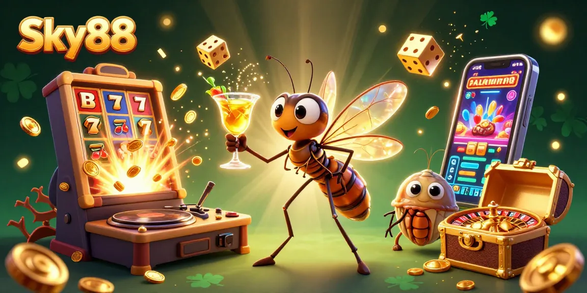 Experience Sky88 excitement with animated casino characters and jackpot action!