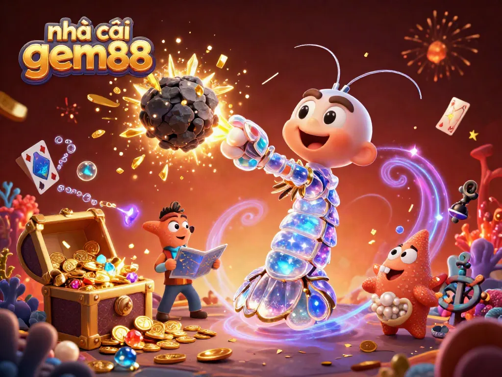 Engage in thrilling gambling activity at nhà cái gem88 with exciting underwater treasure scenes.