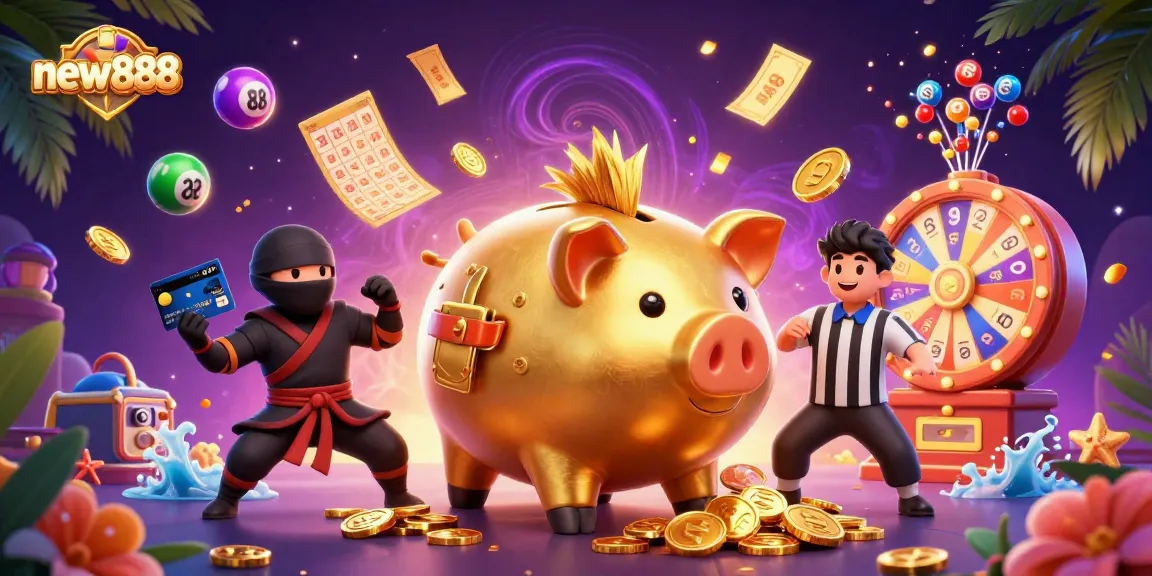 Experience exciting new888 gameplay with dynamic characters in an immersive casino scene filled with vibrant elements.