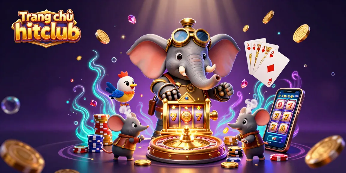 Engage in winning experiences at Trang chủ hitclub with vibrant casino elements and characters.