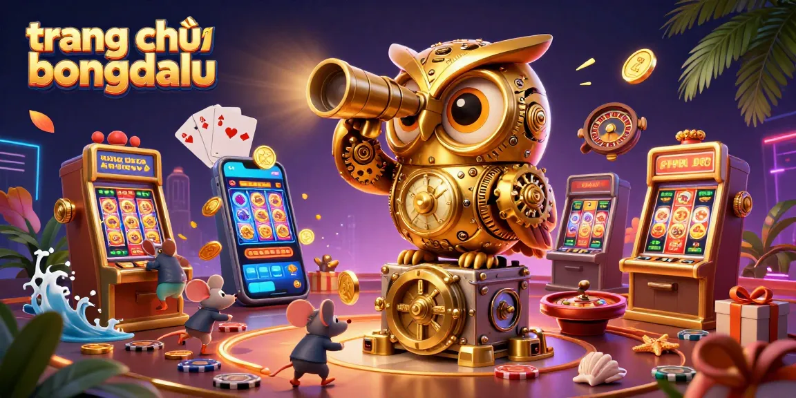 Experience thrilling gaming action at trang chủ bongdalu with vibrant slot machines and engaging characters.