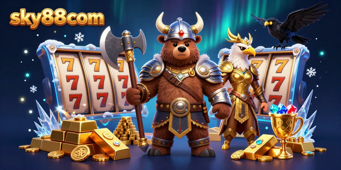 Activate winning strategies at sky88com with vibrant casino elements featuring big jackpots and gold treasures.