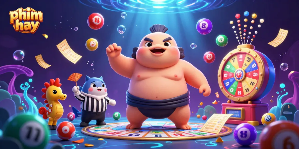 Engage with phim hay at an underwater casino with vibrant lottery elements and festive spectator energy.