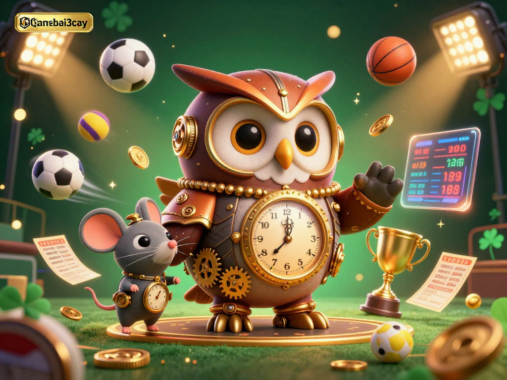 Experience thrilling sports betting at gamebai3cay with vibrant casino dynamics and 3D animated characters.