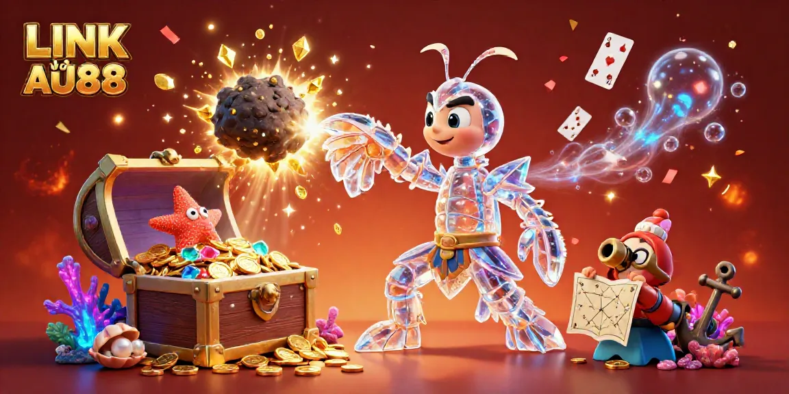 Experience thrills with LINK VÀO AU88 in a vibrant underwater casino adventure full of treasures and excitement.