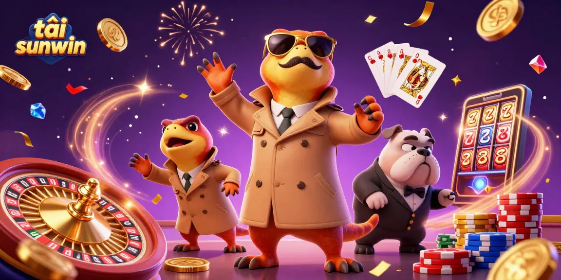 Experience the thrill with tải sunwin app featuring three raptors in a clever disguise at a casino.