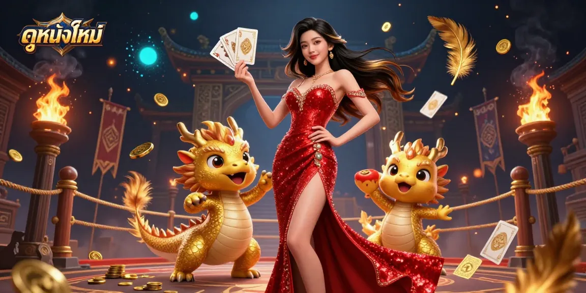 Engage with ดูหนังใหม่ in an exciting online casino scene featuring stunning visuals and dynamic elements.