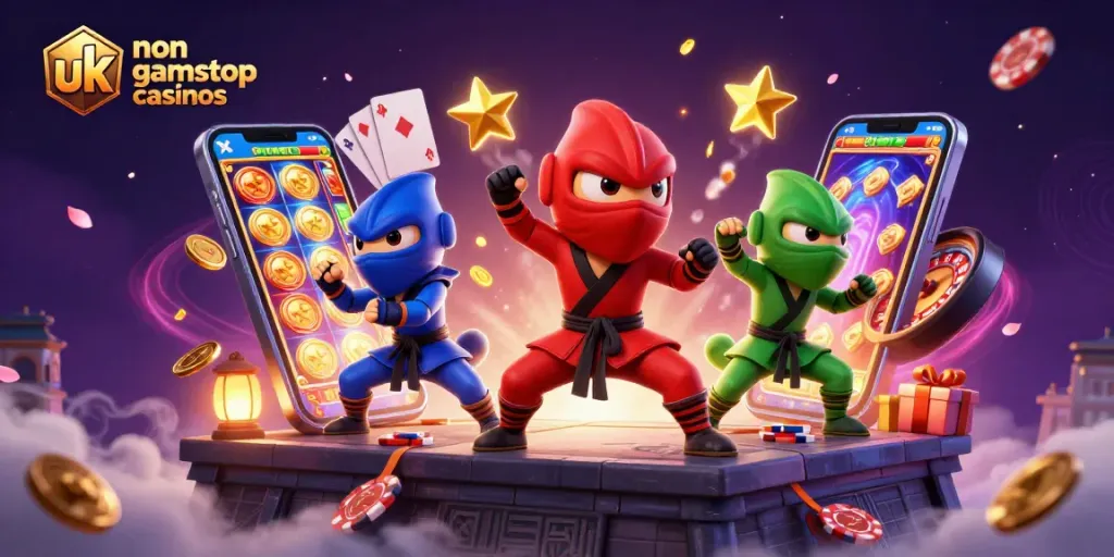 Engage with exciting uk non gamstop casinos featuring ninja chameleons and dynamic gaming elements.