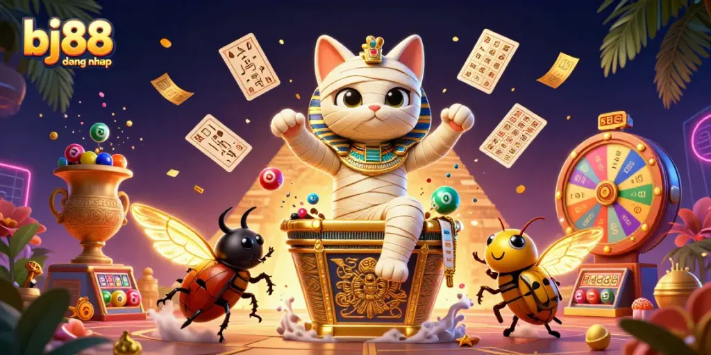 Engage in exciting gameplay at bj88 dang nhap with vibrant casino characters and dynamic gaming elements.