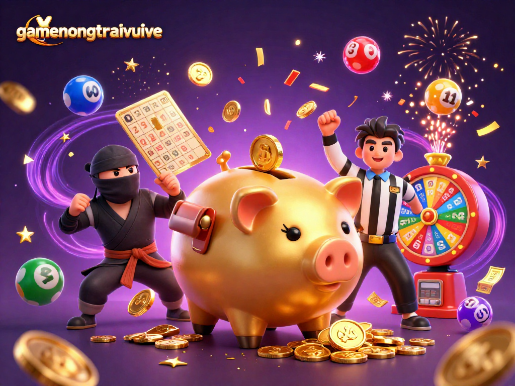 Experience the excitement of gamenongtraivuive with a vibrant lottery and gaming celebration.