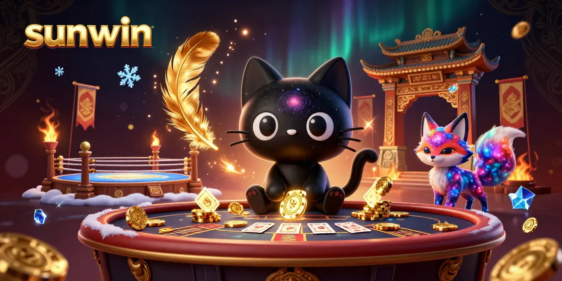 Experience thrilling action at the sunwin casino with cosmic characters and vibrant gaming elements.
