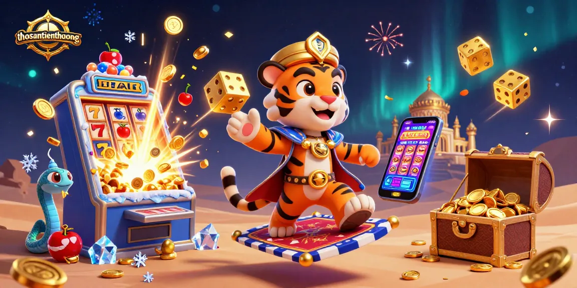 Engage with thosantienthuong's exciting slot machine experience, featuring vibrant themes and jackpot excitement.