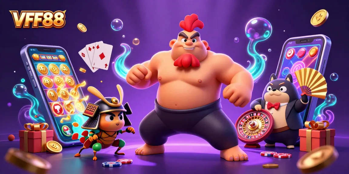 VFF88 engages players with exciting slot games showcased in dynamic 3D scenery.