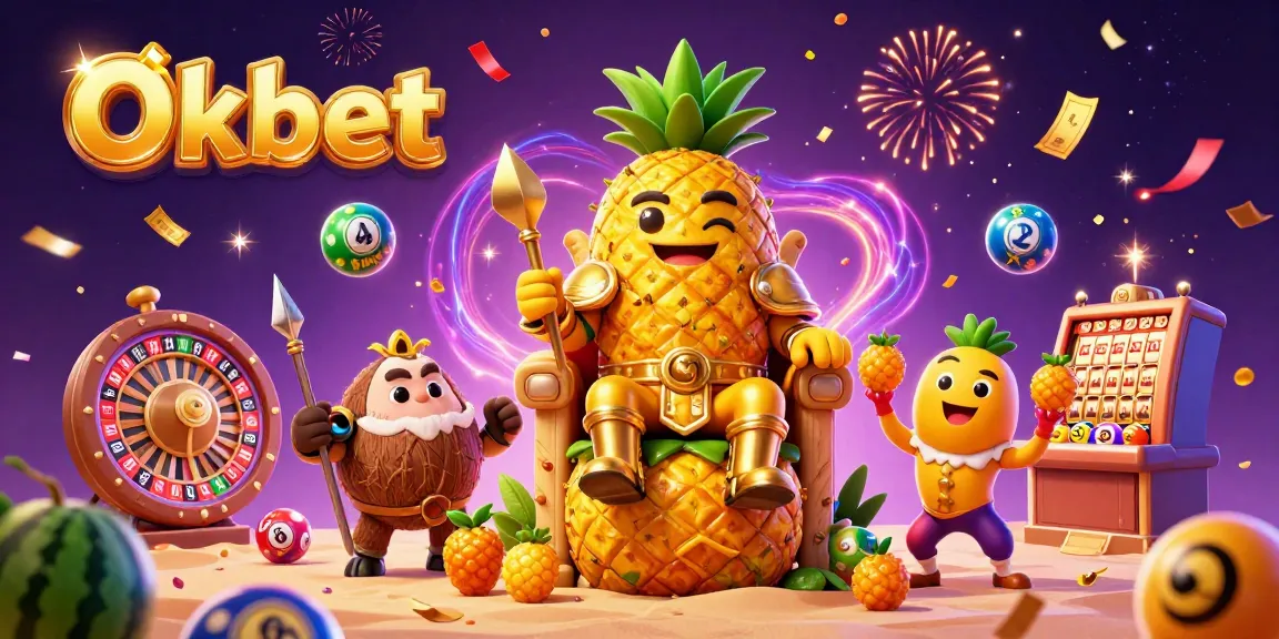 Join exciting games at Oxbet, captivating 3D illustration of a vibrant casino scene.