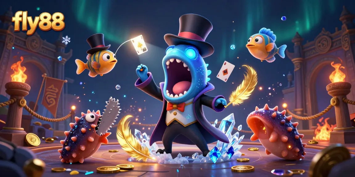 Experience thrilling gaming action with fly88, featuring a magical deep-sea scene full of surprises.